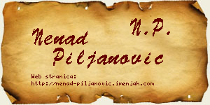 Nenad Piljanović vizit kartica